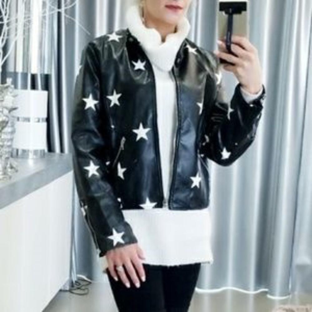 🔴LAST 1🔴 "BE A STAR" MOTO JACKET - Picture 4 of 4